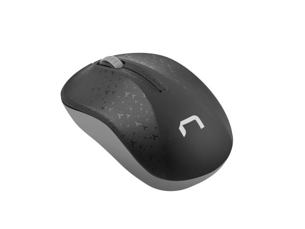 Natec optická myš TOUCAN/ 1600 DPI/ Kancelárska/ Optická/ 1 600 DPI/ Bezdrôtová USB/ Čierna 