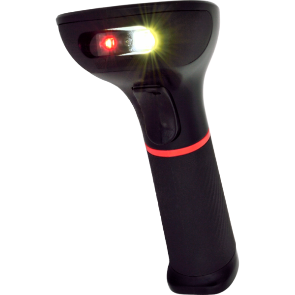 CCD 2D čítačka Virtuos HW-855A, bezdrôtová, základňa, USB, čierna 