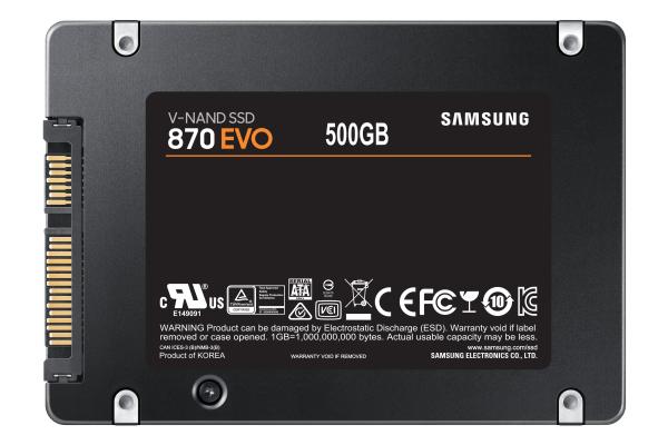 Samsung 870 EVO/ 500GB/ SSD/ 2.5"/ SATA/ 5R 