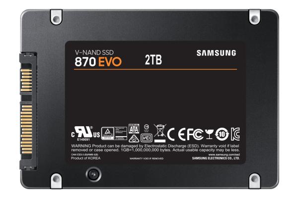 Samsung 870 EVO/ 2TB/ SSD/ 2.5"/ SATA/ 5R 