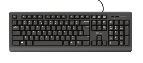 TRUST PRIMO/ Drôtová USB/ CZ- SK layout/ Čierna
