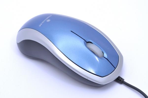 Primecooler/ Kancelárska/ Optická/ 800 DPI/ Drôtová USB/ Svetlo modrá