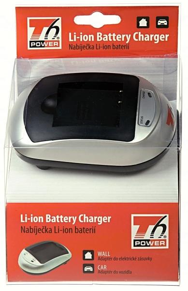 Nabíjačka T6 Power Panasonic DMW-BM7, CGA-S002, CGA-S006, 230V, 12V, 1A 