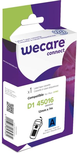 WECARE ARMOR páska kompatibilná s DYMO S0720560, Black/ Blue, 12MM*7M