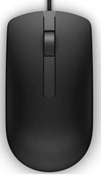 Dell MS116/ Kancelárska/ Optická/ 1 000 DPI/ Drôtová USB/ Čierna 