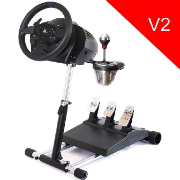 Wheel Stand Pro DELUXE V2, stojan na volant a pedále pre Thrustmaster T300RS, TX, TMX, T150, T500, T-GT