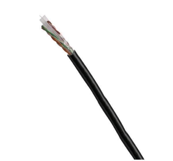 DATACOM UTP drôt CAT6 PE 100m čierny OUTDOOR