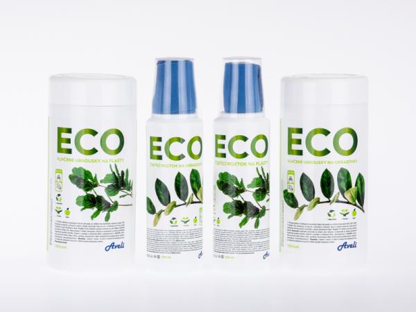 AVELI ECO vlhčené obrúsky na plasty 