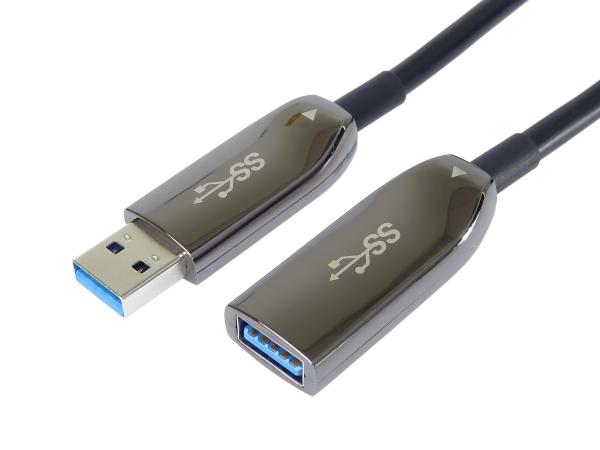 PremiumCord USB 3.2 + 2.0 AOC predlž. kábel, 15m 