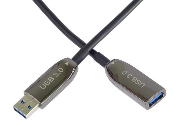 PremiumCord USB 3.2 + 2.0 AOC predlž. kábel, 7m 