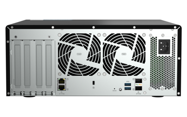 QNAP TS-h1290FX-7302P-128G (AMD EPYC, 128GB ECC RAM, 12x 2, 5" U.2, 2x M.2 NVMe, 2x 2, 5GbE, 2x 25GbE) 