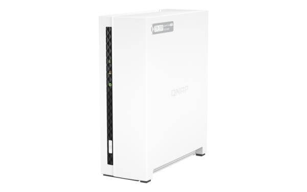 QNAP TS-133 (4core 1, 8 GHz + NPU, 2GB DDR4 RAM, 1x SATA, 1x GbE, 1x USB 2.0, 1x USB 3.2) 