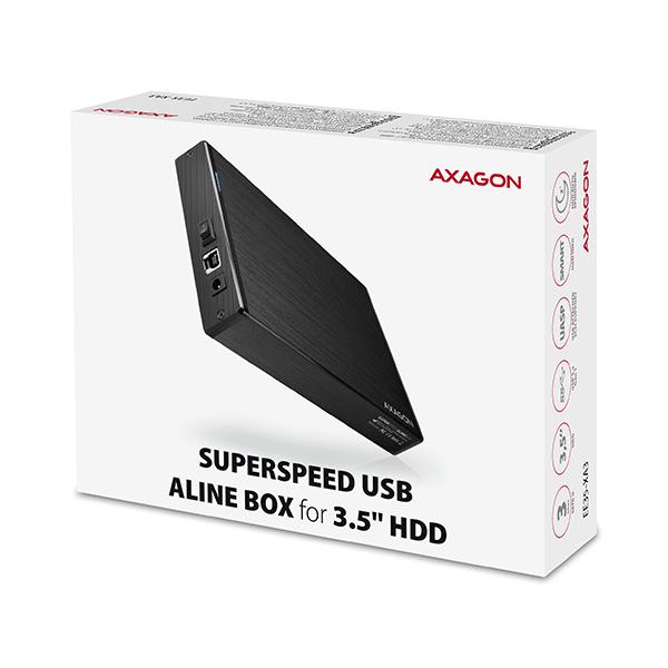 AXAGON EE35-XA3, USB 3.2 Gen 1 - SATA, 3.5" externý ALINE box 