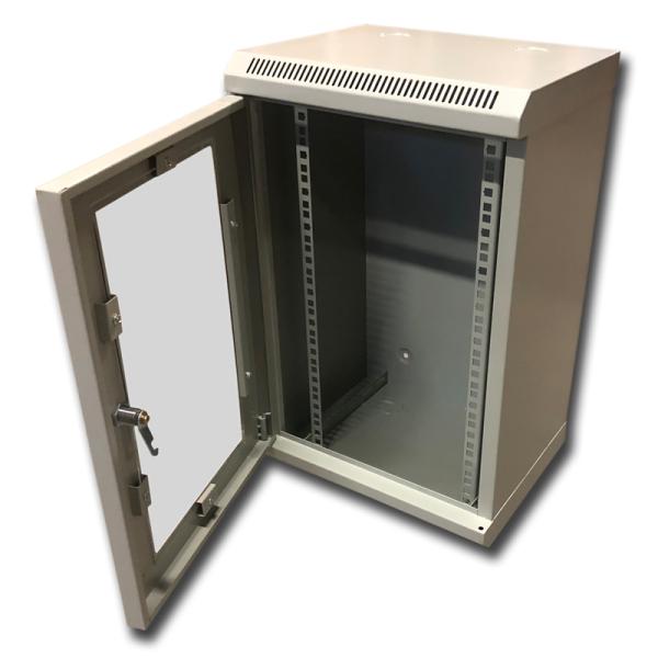 10" rack jednodielny 12U/ 280 DATACOM šedý Skl.dv. 