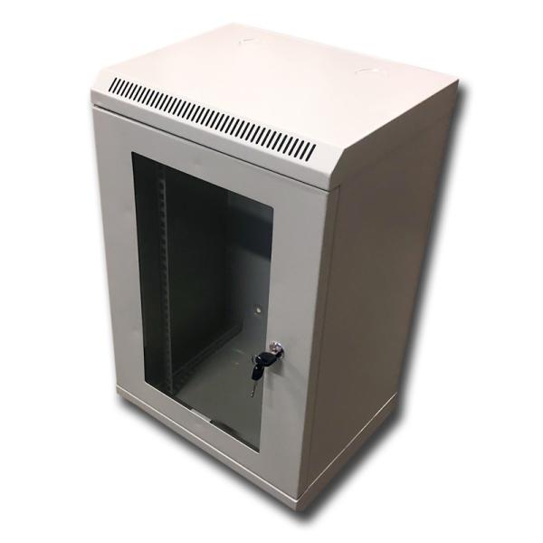 10" rack jednodielny 12U/ 280 DATACOM šedý Skl.dv.