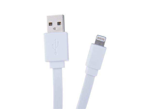 Kábel AVACOM LIG-120W USB - Lightning, 120cm, biela