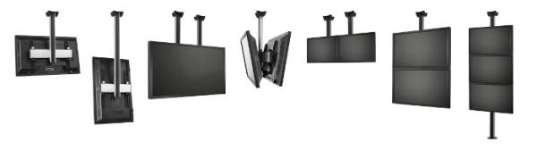 Vogel´s horizontálna časť adaptéra Connect-it PFB 3409B, 915mm, čierna 