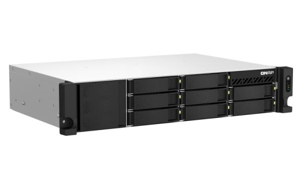 QNAP TS-873AeU-RP-4G (Ryzen 2, 2GHz, 4GB RAM, 8xSATA, 2x2, 5GbE, 1xPCIe, 2xM.2, 2xzdroj, malá hĺbka) 