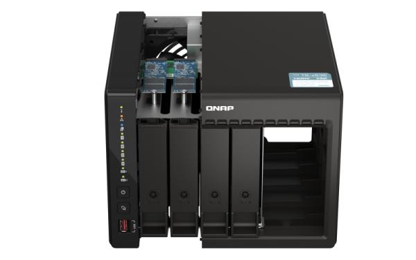 QNAP TS-453E-8G (4core 2, 6GHz, 8GB RAM, 4x SATA, 2x M.2 NVM slot, 2x HDMI 4K, 2x 2, 5GbE, 4x USB) 