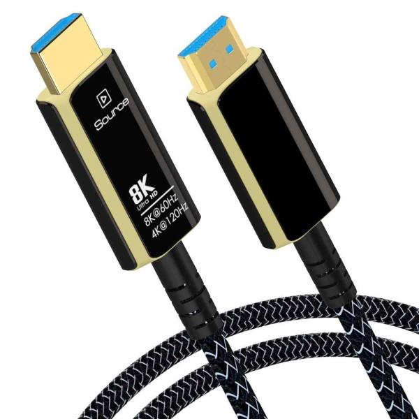 PremiumCord Ultra High Speed HDMI 2.1 optický fiber kábel 8K @ 60Hz, pozlátené 5m