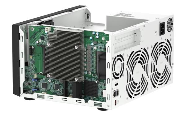 QNAP TVS-h874-i5-32G (6core 4, 4GHz, ZFS, 32GB RAM, 8x SATA, 2x M.2 NVMe, 2x PCIe, 2x 2, 5GbE, HDMI) 