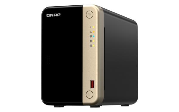 QNAP TS-264-8G (4core 2, 9 GHz, 8GB RAM, 2x SATA, 2x M.2 NVMe, 1x PCIe, 2x 2, 5GbE, 1x HDMI 4K, 4x USB) 
