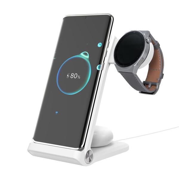 Nillkin PowerTrio 3v1 Bezdrôtová Nabíjačka pre Huawei Watch White 
