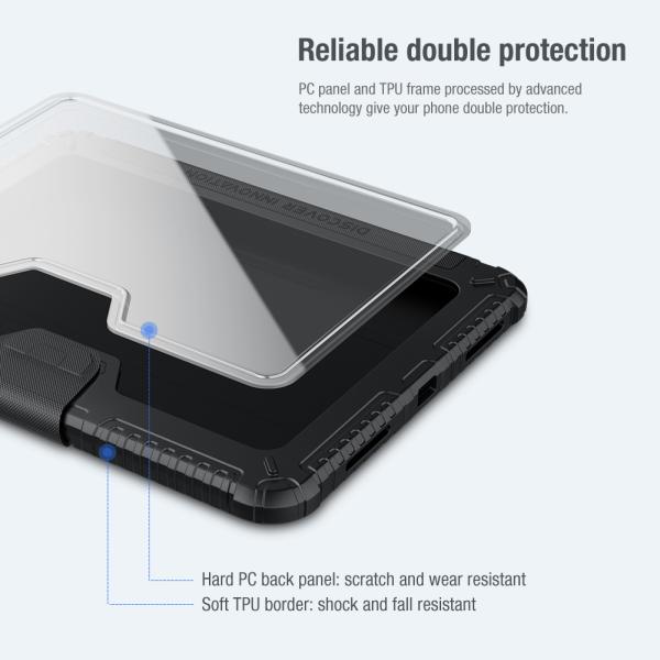Nillkin Bumper PRO Protective Stand Case pre iPad 10.9 2022/ 24/ 11 2025 Black 