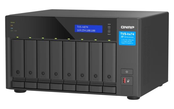 QNAP TVS-h874X-i9-64G (16core (i9), ZFS, 64GB RAM, 8x SATA, 2x M.2 NVMe, 2x PCIe, 2x2, 5GbE, 2x10GbE) 
