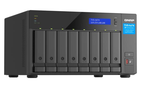 QNAP TVS-h874X-i9-64G (16core (i9), ZFS, 64GB RAM, 8x SATA, 2x M.2 NVMe, 2x PCIe, 2x2, 5GbE, 2x10GbE) 