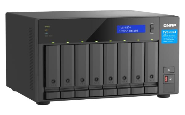 QNAP TVS-h874X-i9-64G (16core (i9), ZFS, 64GB RAM, 8x SATA, 2x M.2 NVMe, 2x PCIe, 2x2, 5GbE, 2x10GbE) 