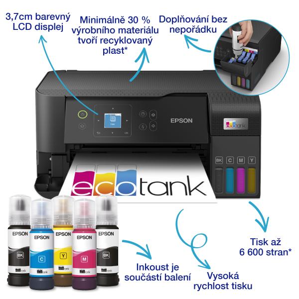 Epson EcoTank/ L3560/ MF/ Ink/ A4/ WiFi/ USB 