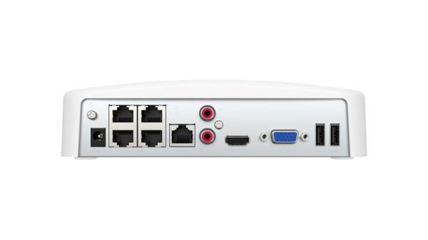 Tenda K4P-4TR - PoE kamerový set 4Mpx, 4CH NVR + 4x IP kamera 4Mpx, IP67, zvuk, web. rozhranie, CZ app 