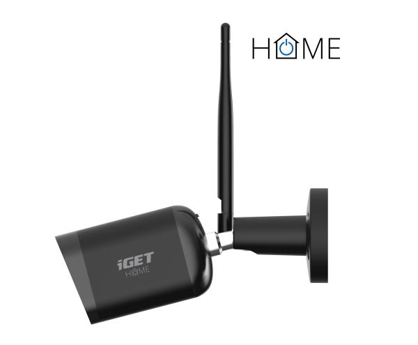 iGET HOME Camera CS6 Black - WiFi IP FullHD 1080p kamera, nočné videnie, dvojcestné audio, IP65 