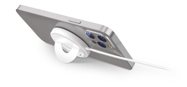 ALIGATOR bezdrôtová nabíjačka ALIGATOR Mag-Pad, určené pre MagSafe, 15W, biela 