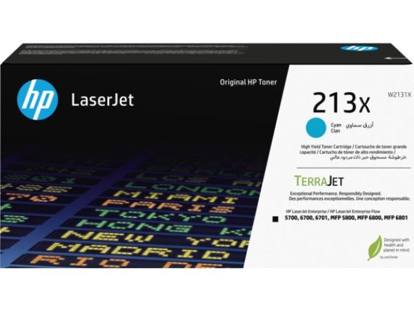 HP W2131X, cyan toner. kazeta HP LaserJet 213X