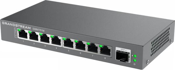 Grandstream GWN7701M Unmanaged Network Switch 8x2, 5Gb portov / 1 SFP+ 