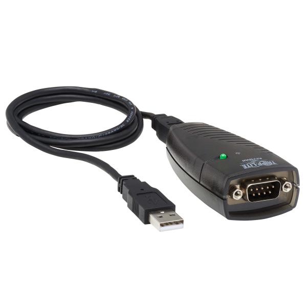 Adaptér USB-A/ RS232 (DB9), Samec/ Samec, 0.91m