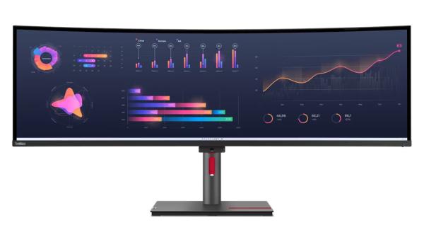 Lenovo ThinkVision/ P49w-30/ 49"/ IPS/ 5120x1440/ 60Hz/ 6ms/ Black/ 3R