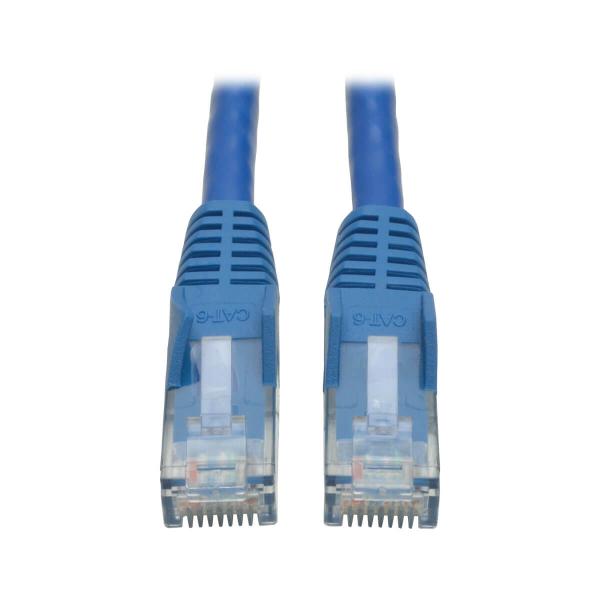 Ethernetový kábel Cat6 Gigabit Snagless Molded (UTP) (RJ45 Samec/ Samec), modrá, 0, 91m