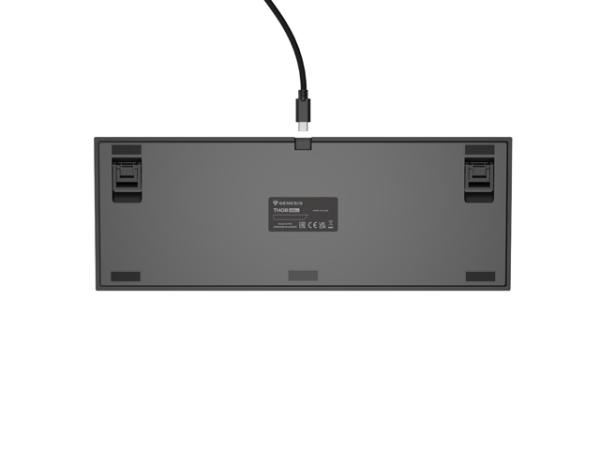 Genesis herná mechanická klávesnica THOR 404/ RGB/ Khail Box Brown/ Drôtová USB/ US layout/ Čierna 