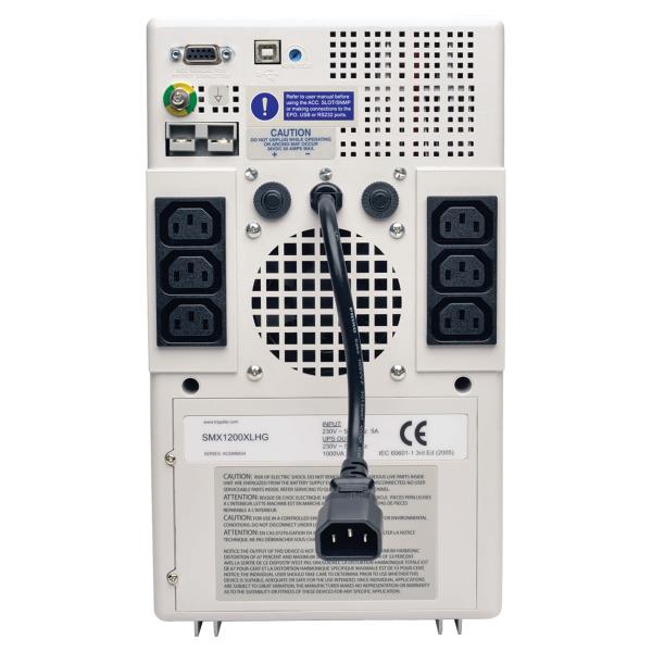 UPS Line-interactive pre zdravotníctvo, SmartPro 230V, 700VA, 450W, 6 zásuviek, Lion bat, izol.trafo 