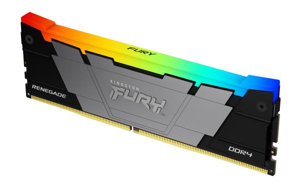 Kingston FURY Renegade/ DDR4/ 128GB/ 3200MHz/ CL16/ 4x32GB/ RGB/ Black 