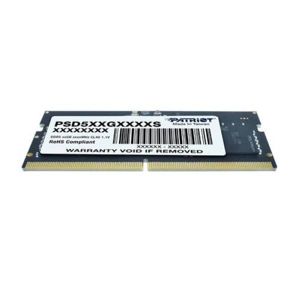 Patriot Signature Line/ SO-DIMM DDR5/ 16GB/ 5600MHz/ CL46/ 1x16GB 