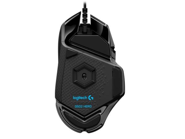 Logitech G502 HERO/ Herná/ Optická/ Pre pravákov/ 25 600 DPI/ Drôtová USB/ Čierna 