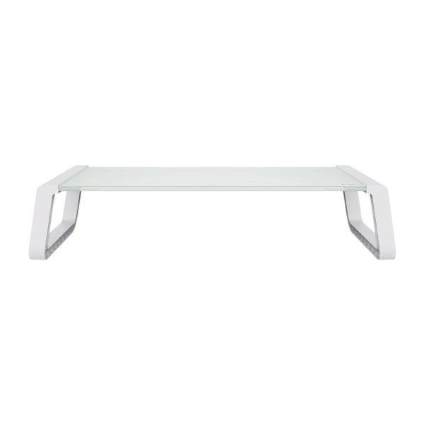 TRUST MONTA GLASS MONITOR STAND WHT 