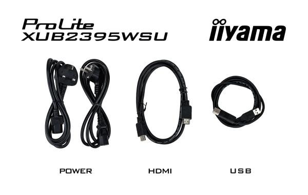 iiyama ProLite/ XUB2395WSU-B5/ 22, 5"/ IPS/ FHD/ 75Hz/ 4ms/ Black/ 3R 