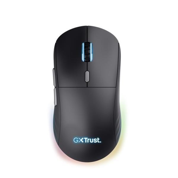 Trust GXT 926 REDEX II/ Herná/ Laserová/ Pre pravákov/ 10 000 DPI/ Drôtová+bezdrôtová/ Čierna