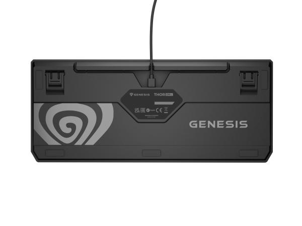 Genesis herná klávesnica THOR 230/ TKL/ RGB/ Outemu Red/ Drôtová USB/ US layout/ Anchor Positive Šedá 