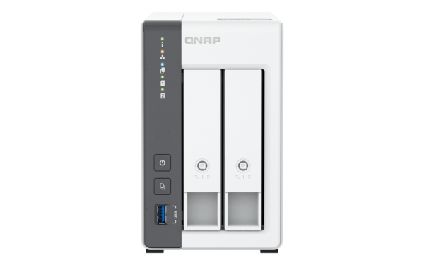 QNAP TS-216G (4core 2, 0 GHz + NPU, 4 GB RAM, 2x SATA, 1x GbE, 1x 2, 5 GbE, 2x USB 2.0, 1x USB 3.2)